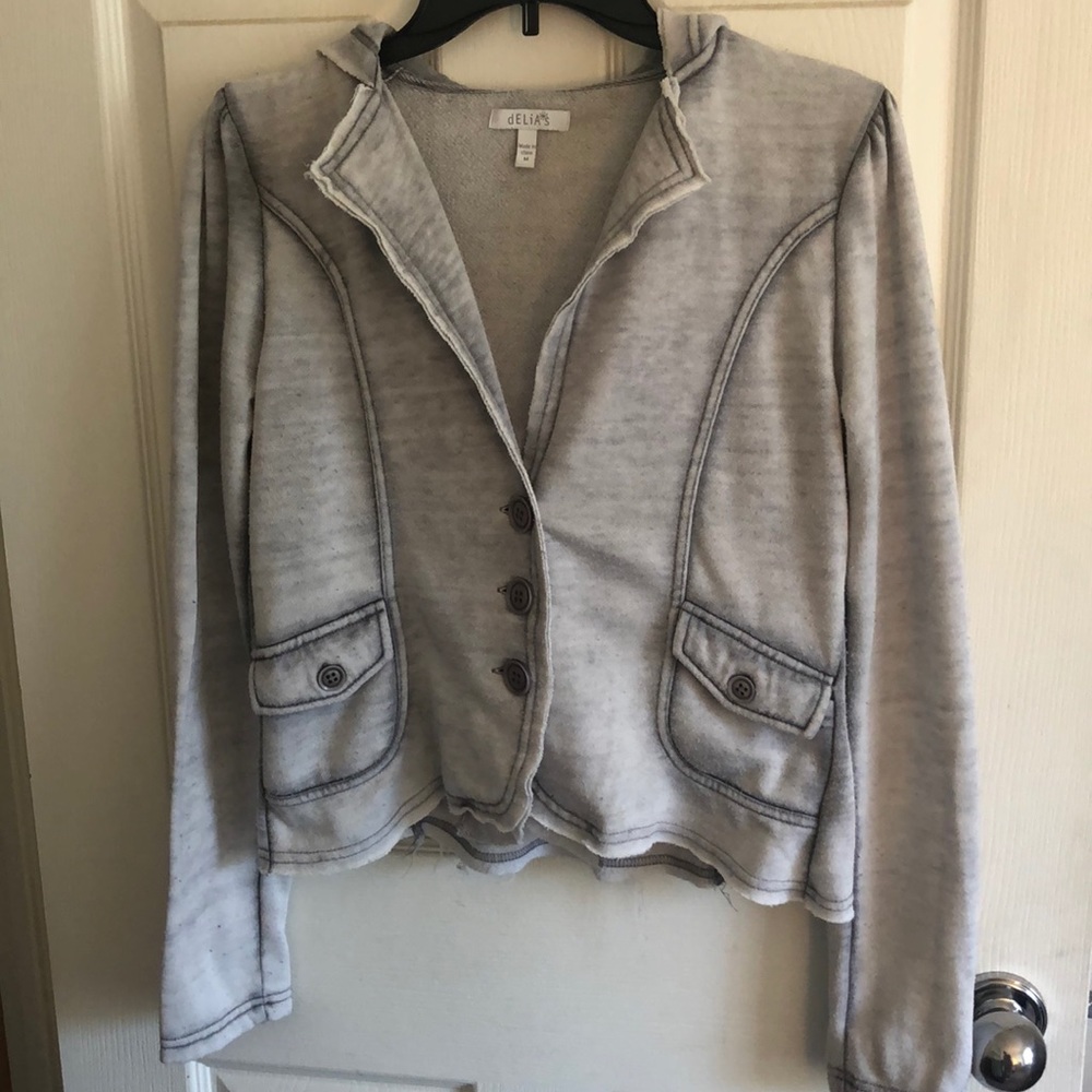 Hooded blazer styler jacket